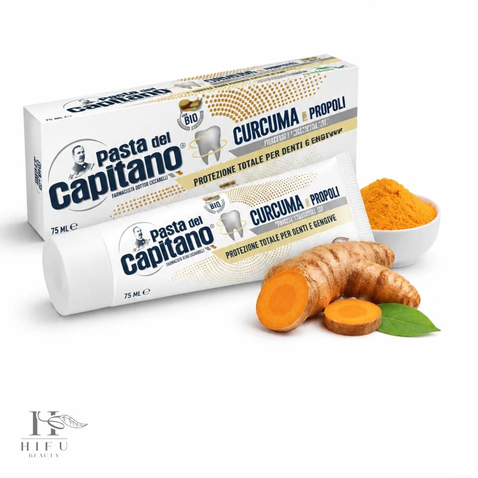 2- خمیر دندان زردچوبه کاپیتانو Pasta del Capitano Turmeric