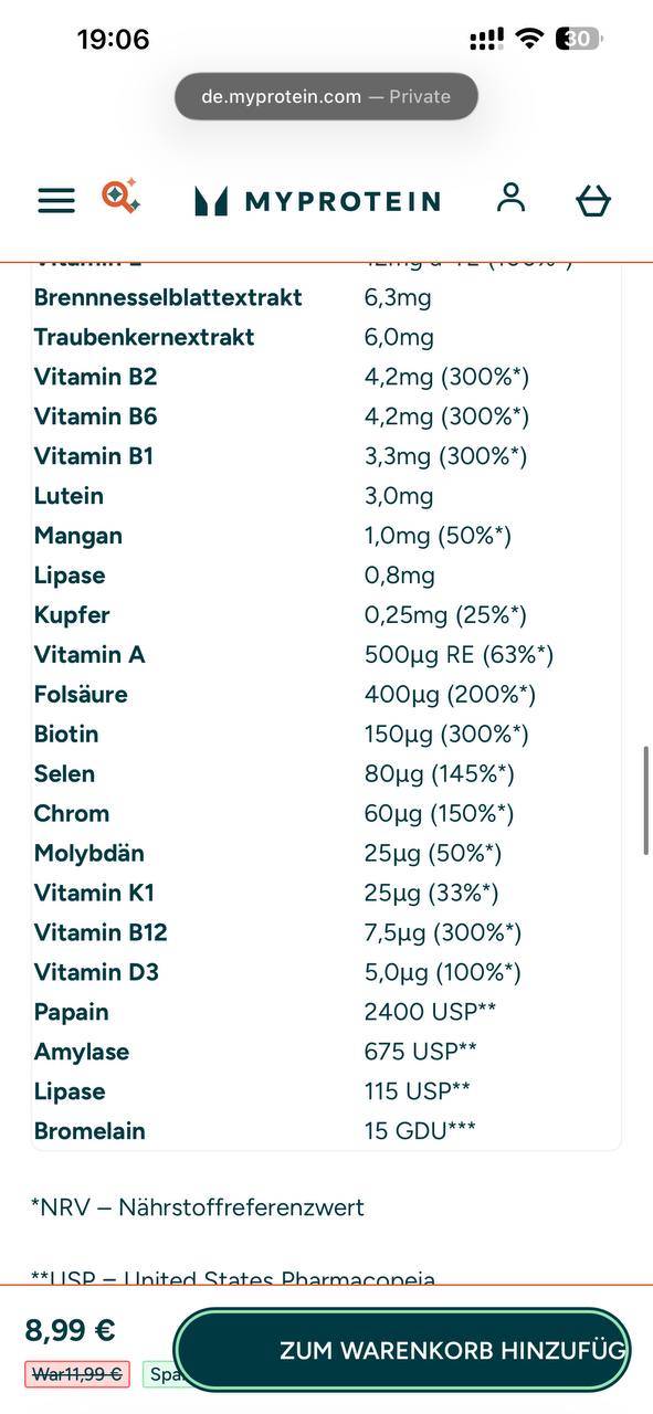 Multivitamins for Men